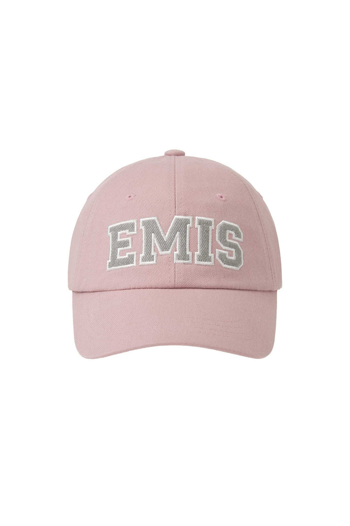 EMIS Twill Capital Logo Ball Cap-Pink