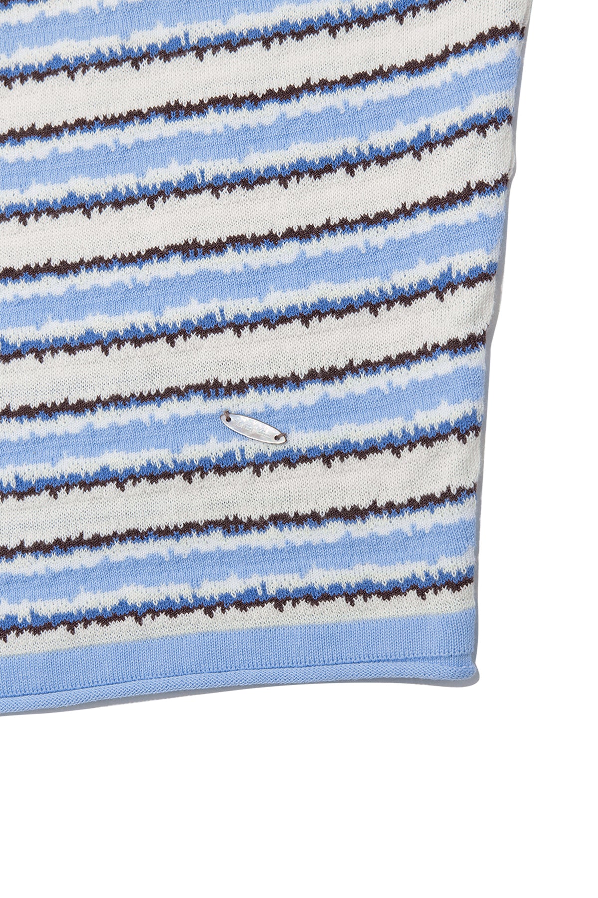 Matinkim Multi Stripe Sleeveless Knit Top IN Blue