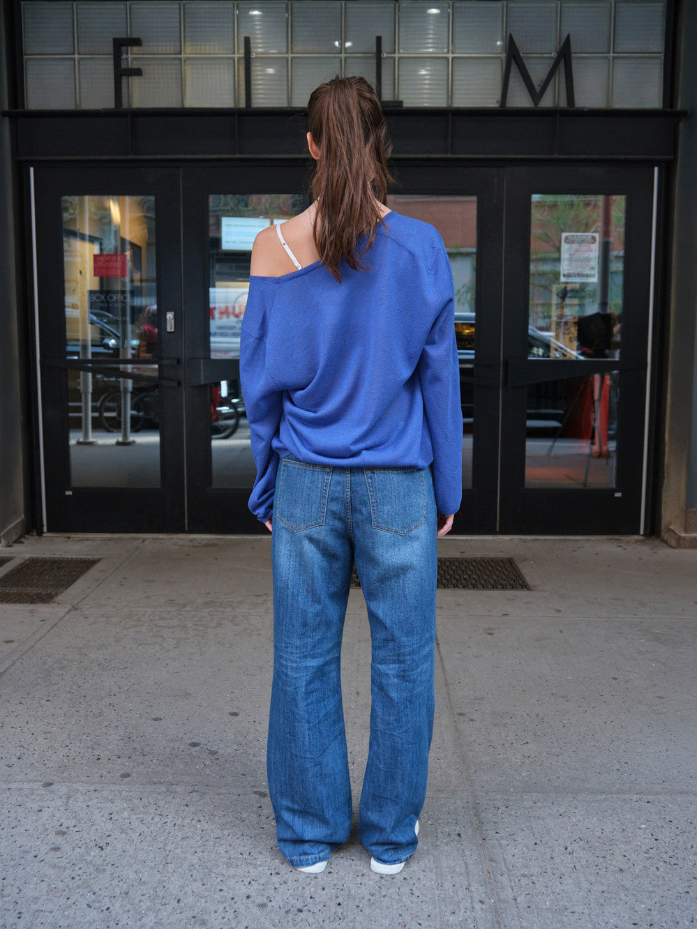 Low Classic Airy Relaxed-Fit Jeans Ocean Blue