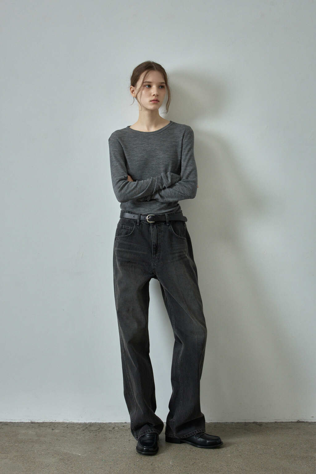 Facade Pattern Classic Denim faded black