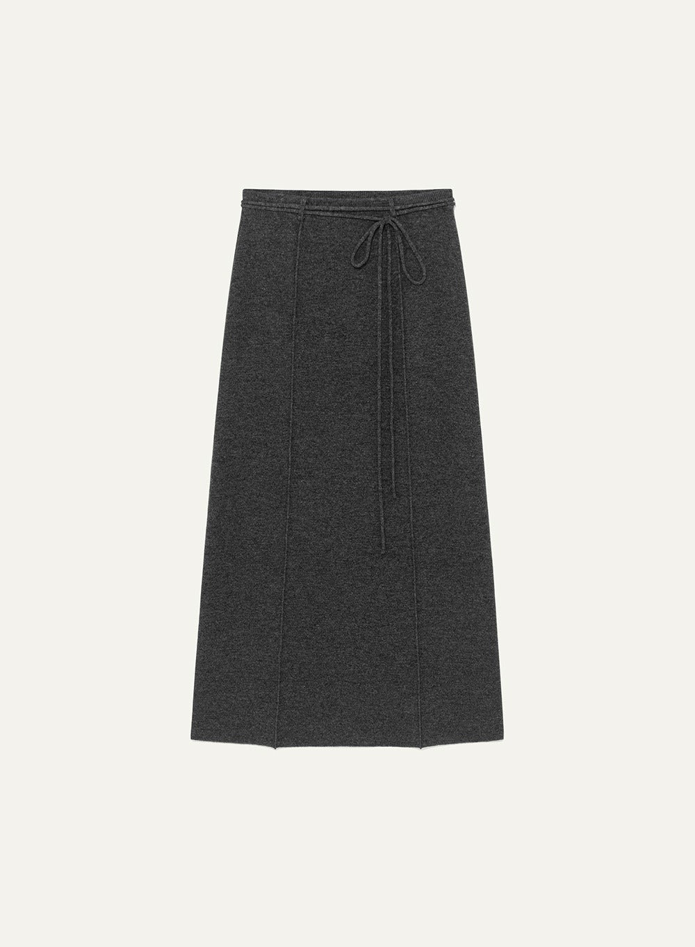 Kindersalmon Claudia Knit Skirt Melange Gray