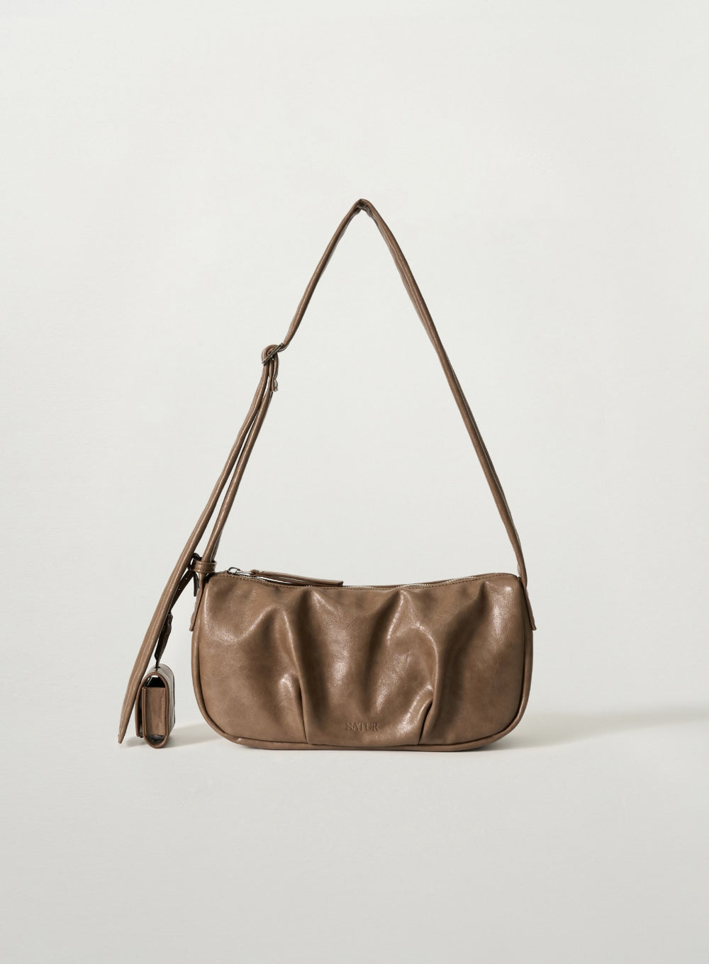 [satur] Orta Small Shoulder Bag - Brown