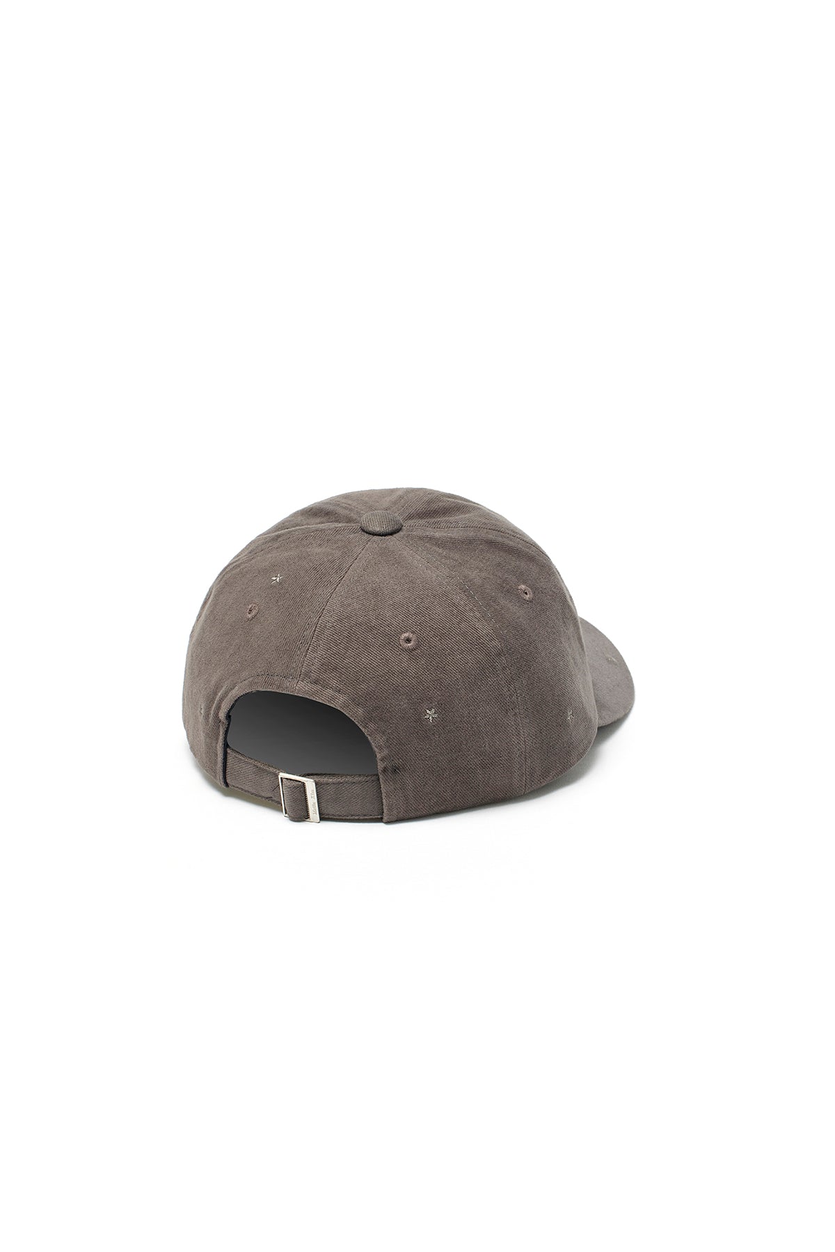 [matinkim] CURSIVE STAR EMBROIDERY BALL CAP IN DARK GREY