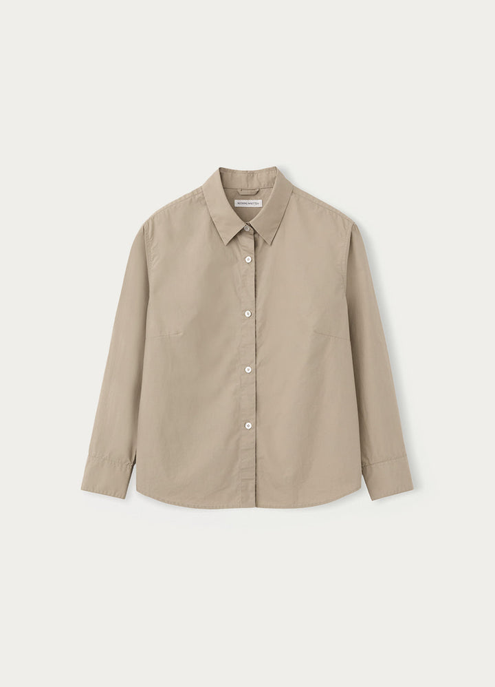 Nothing Written Arietta button shirt (Camel beige)