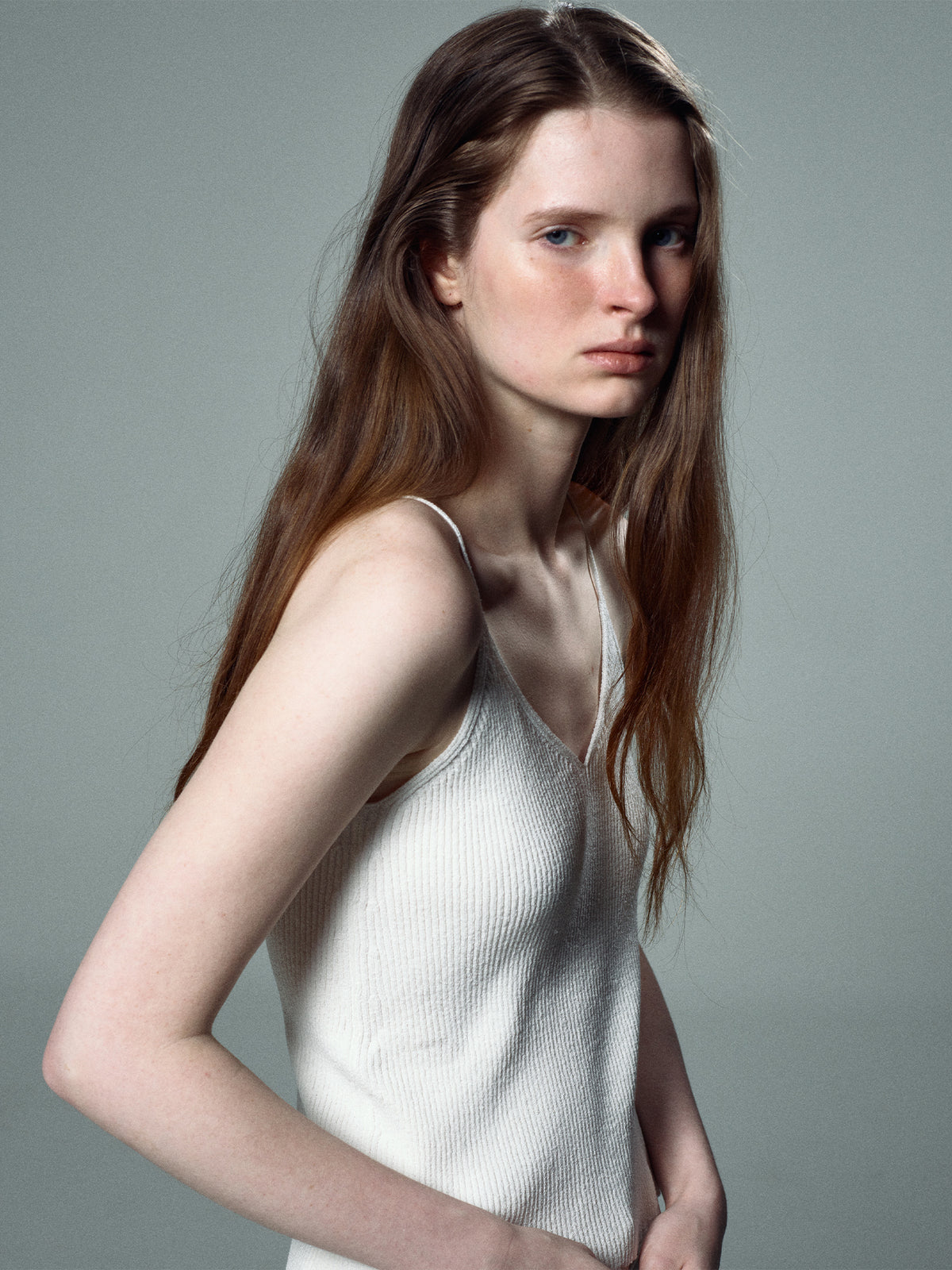 Nothing Written Esme rib-knitted cami (White)