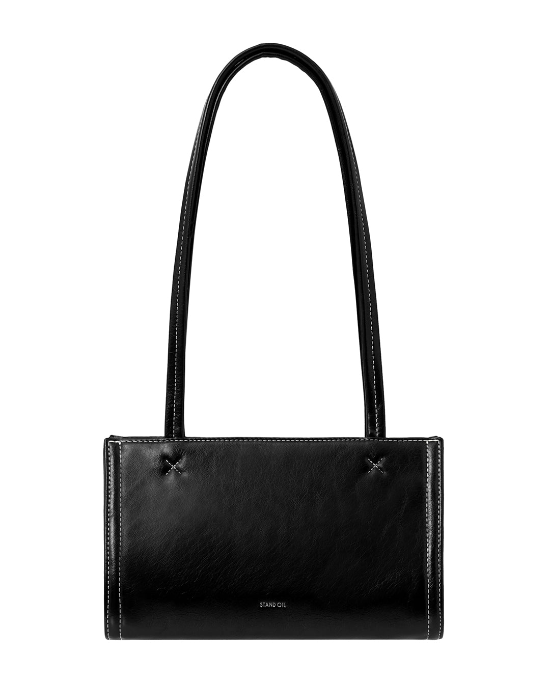 Tiny Oblong Bag in Stitch Black