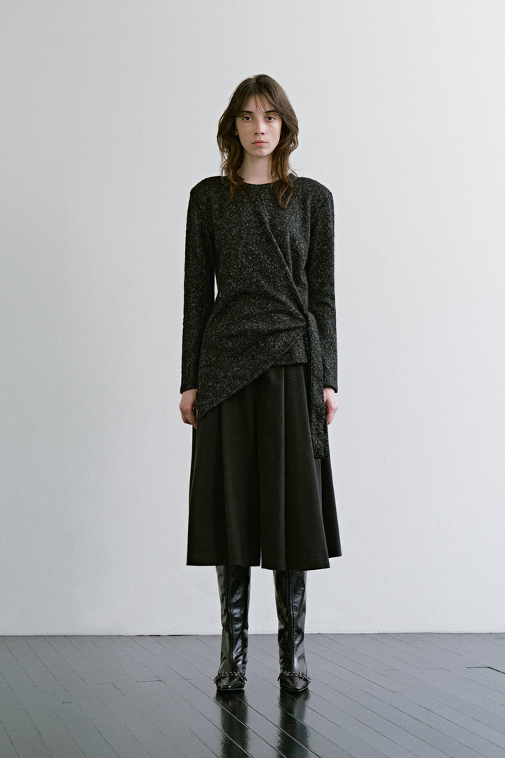 Treemingbird Padded Shoulder Set-up Top Charcoal