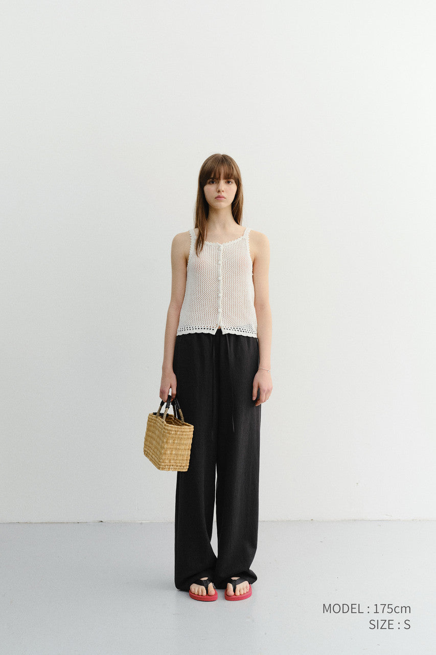 Dunst Summer String Pants Black