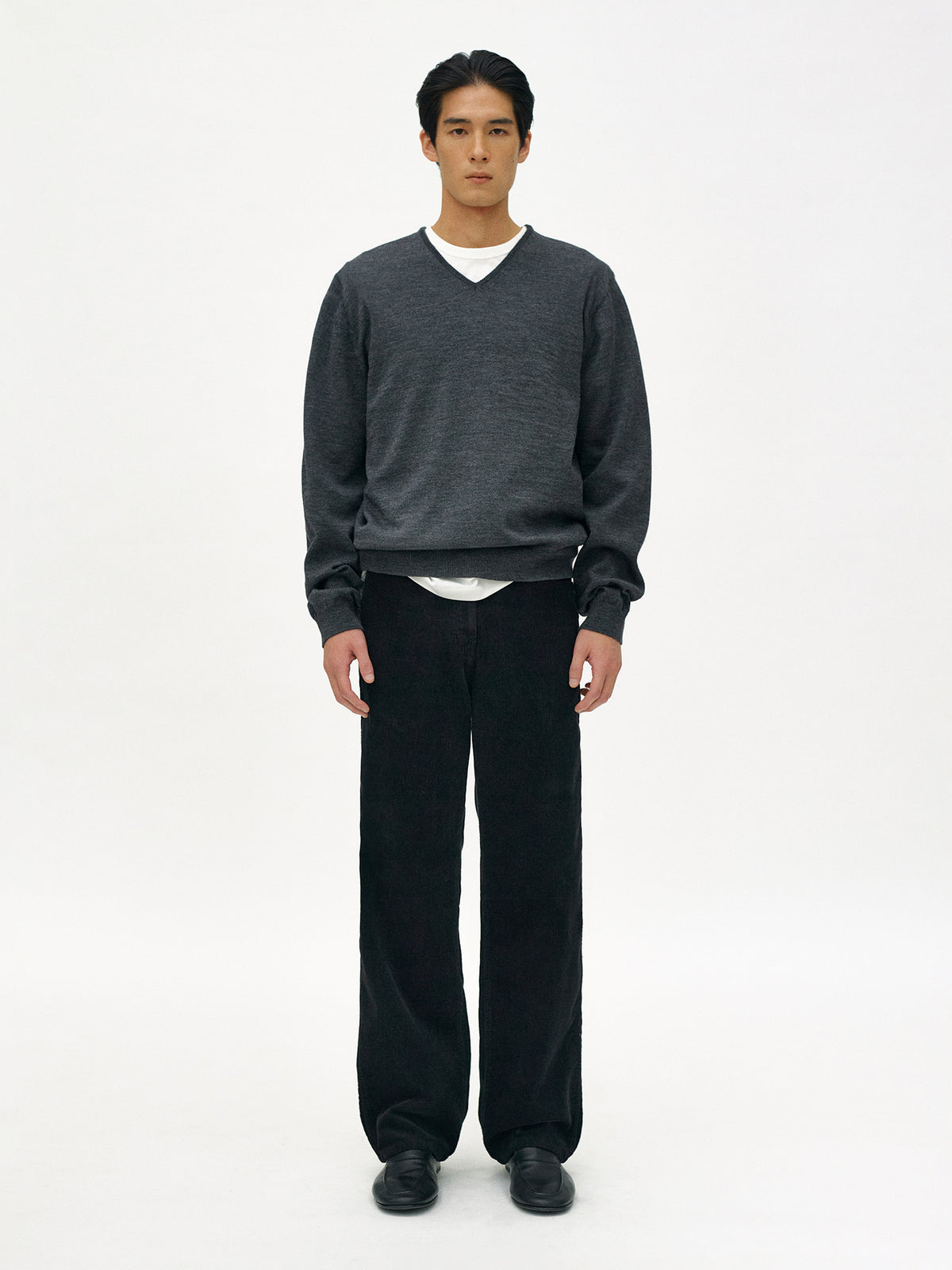 Nothing Written Morrow corduroy pants (Dusty charcoal) (Pre-order, ships from Oct 27)