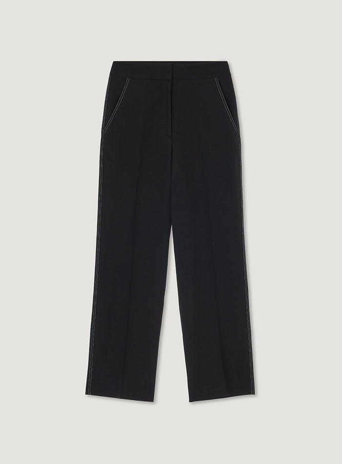 Mango Maniplease Piet Stitch Slacks