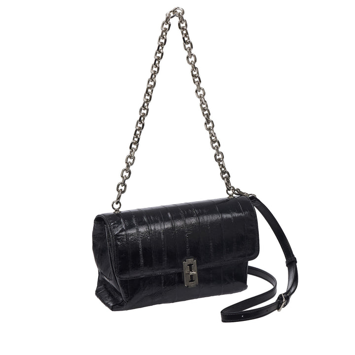 Vunque Ecllat Toque Baguette Shoulder S Black