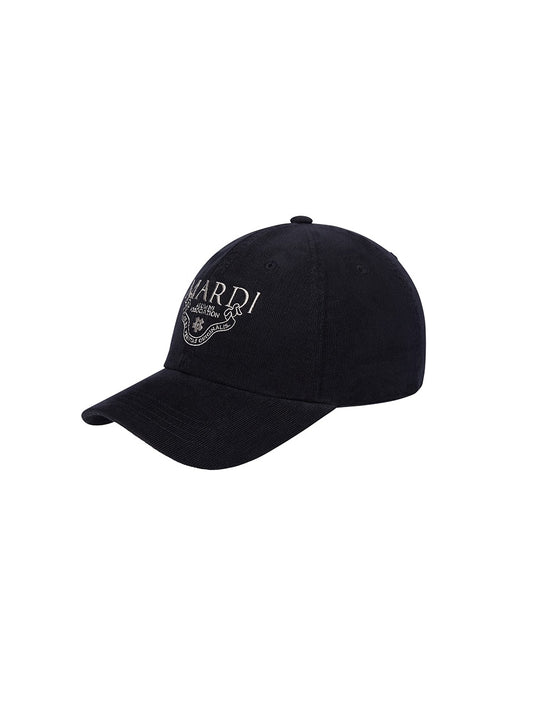 CORDUROY CAP ALUMNI CLASSIQUE_BLACK