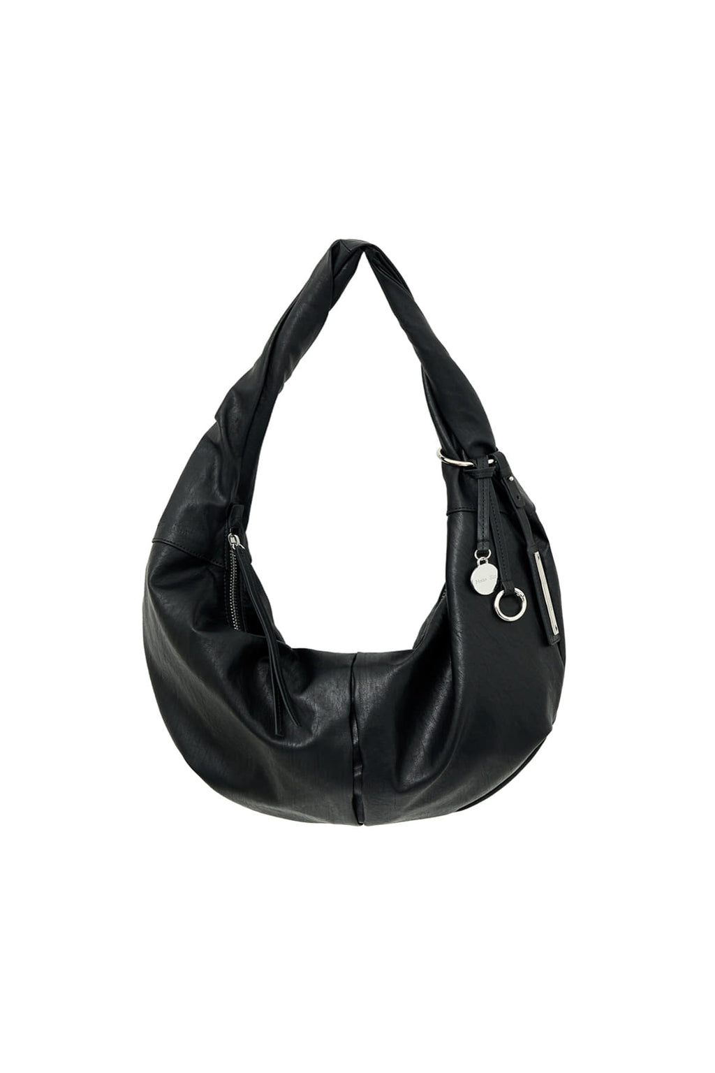 [matinkim] Twist Handle Small Hobo Bag IN Black
