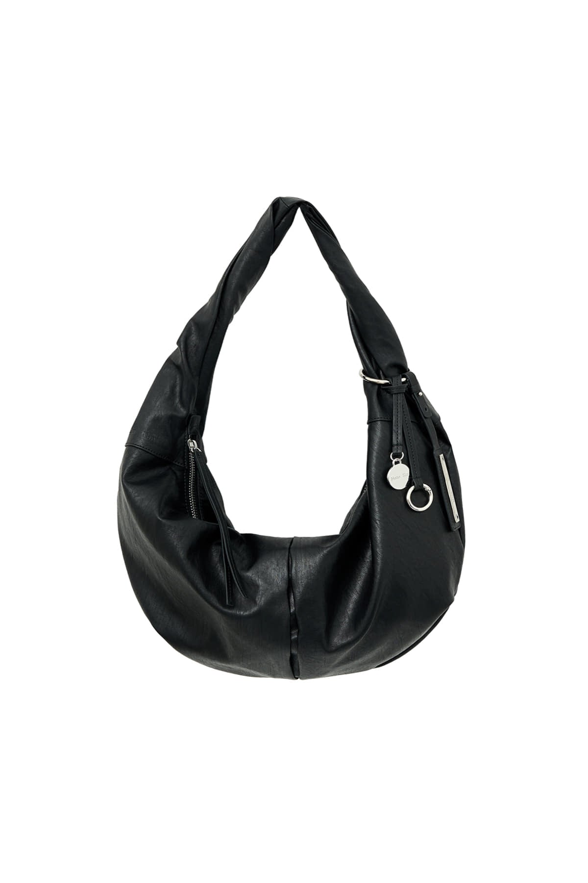 [matinkim] Twist Handle Small Hobo Bag IN Black