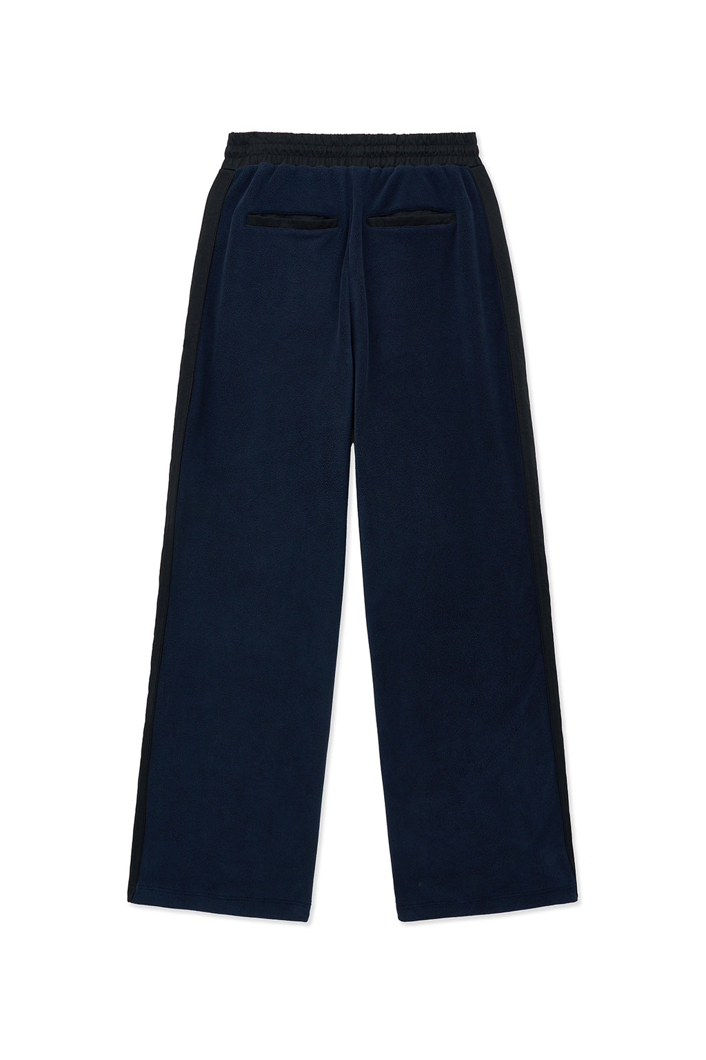 [matinkim] SHERPA FLEECE DRAWSTRING PANTS IN NAVY
