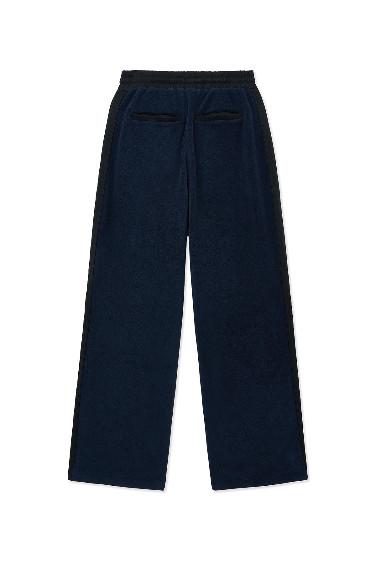 [matinkim] SHERPA FLEECE DRAWSTRING PANTS IN NAVY