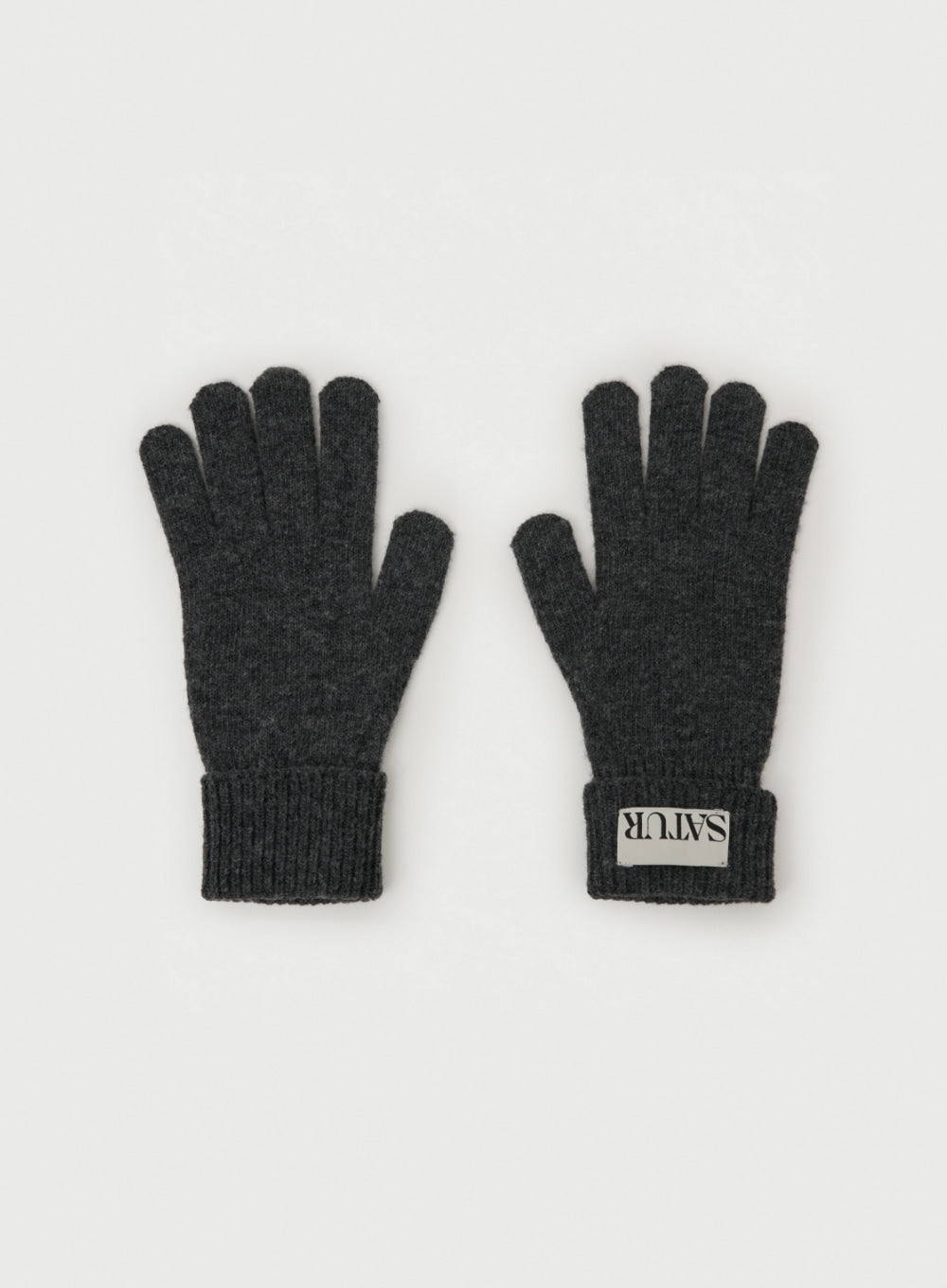 [satur] Verona Knit Gloves - Charcoal
