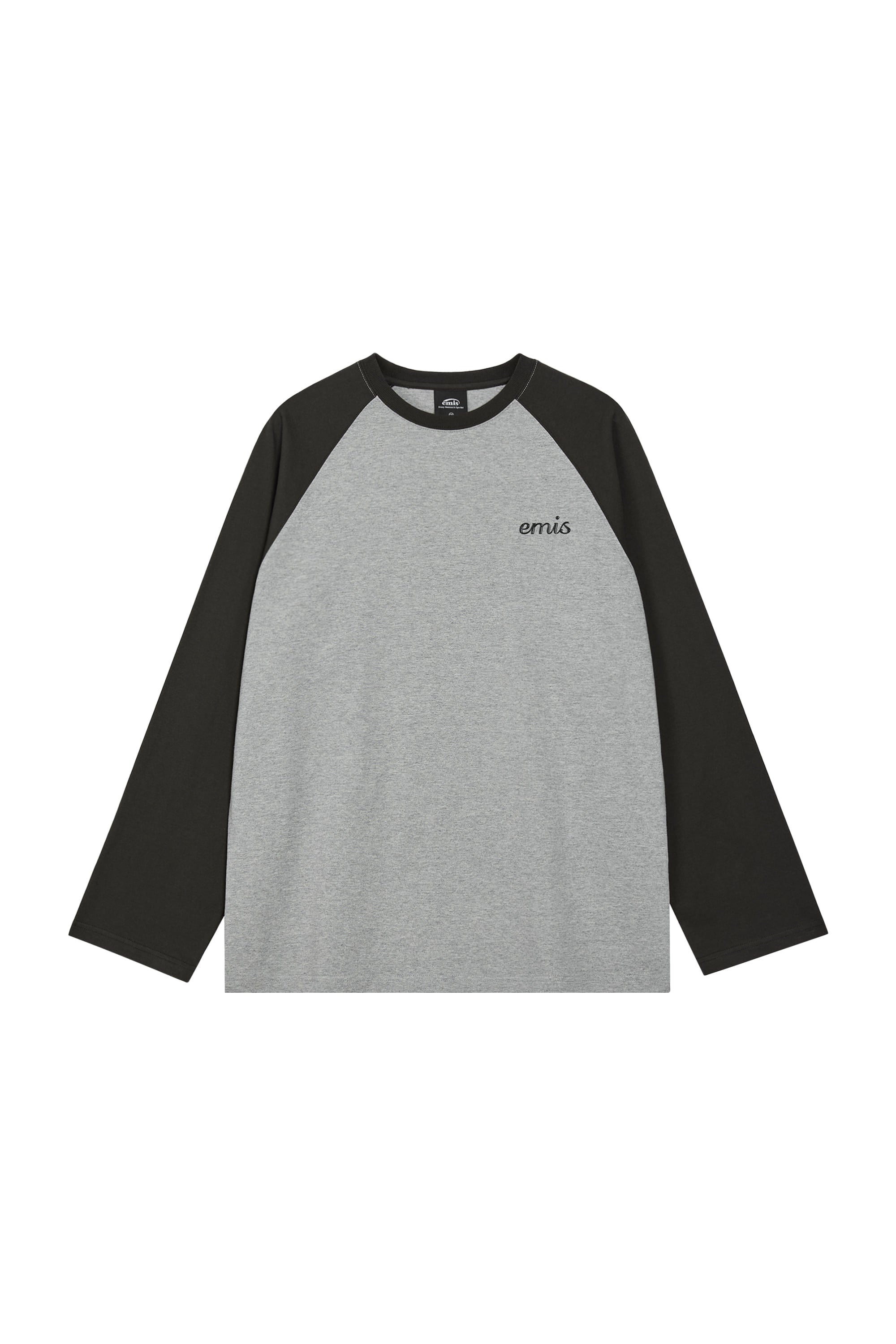 (UNISEX) RAGLAN T-SHIRT-GRAY
