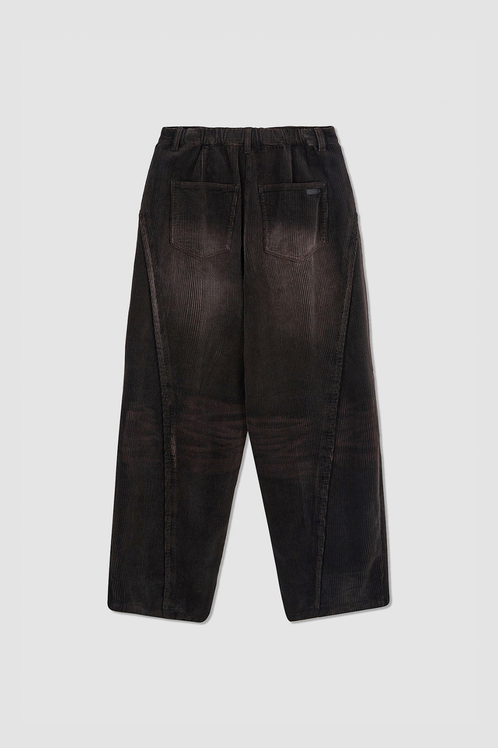Matinkim Washed Corduroy Volume Pants IN Brown
