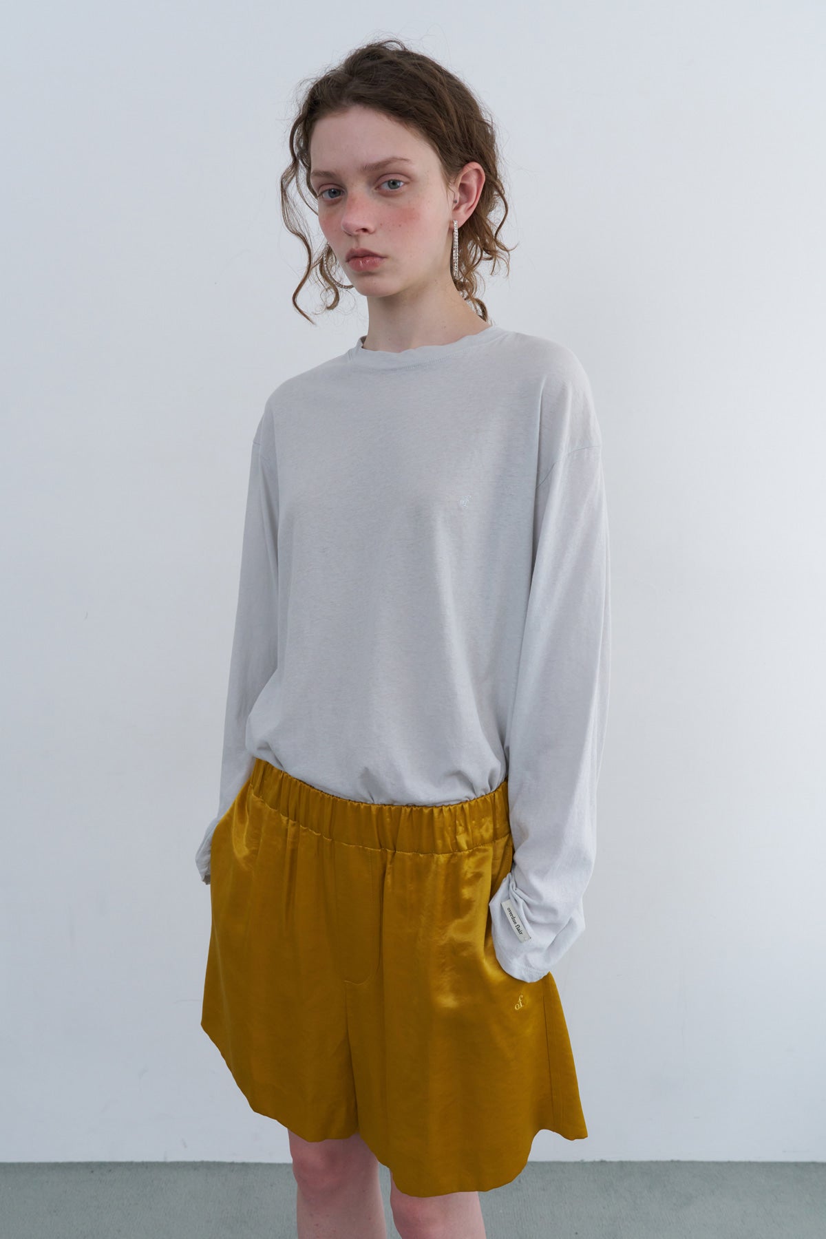 Overdueflair Summer Long Sleeve T-Shirt Light Grey