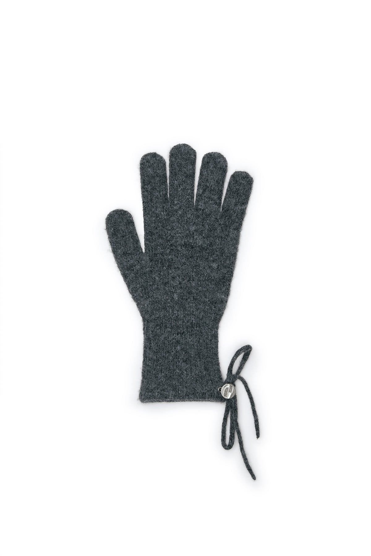 Matinkim Matin Kim Ribbon Finger Hole Gloves IN Charcoal