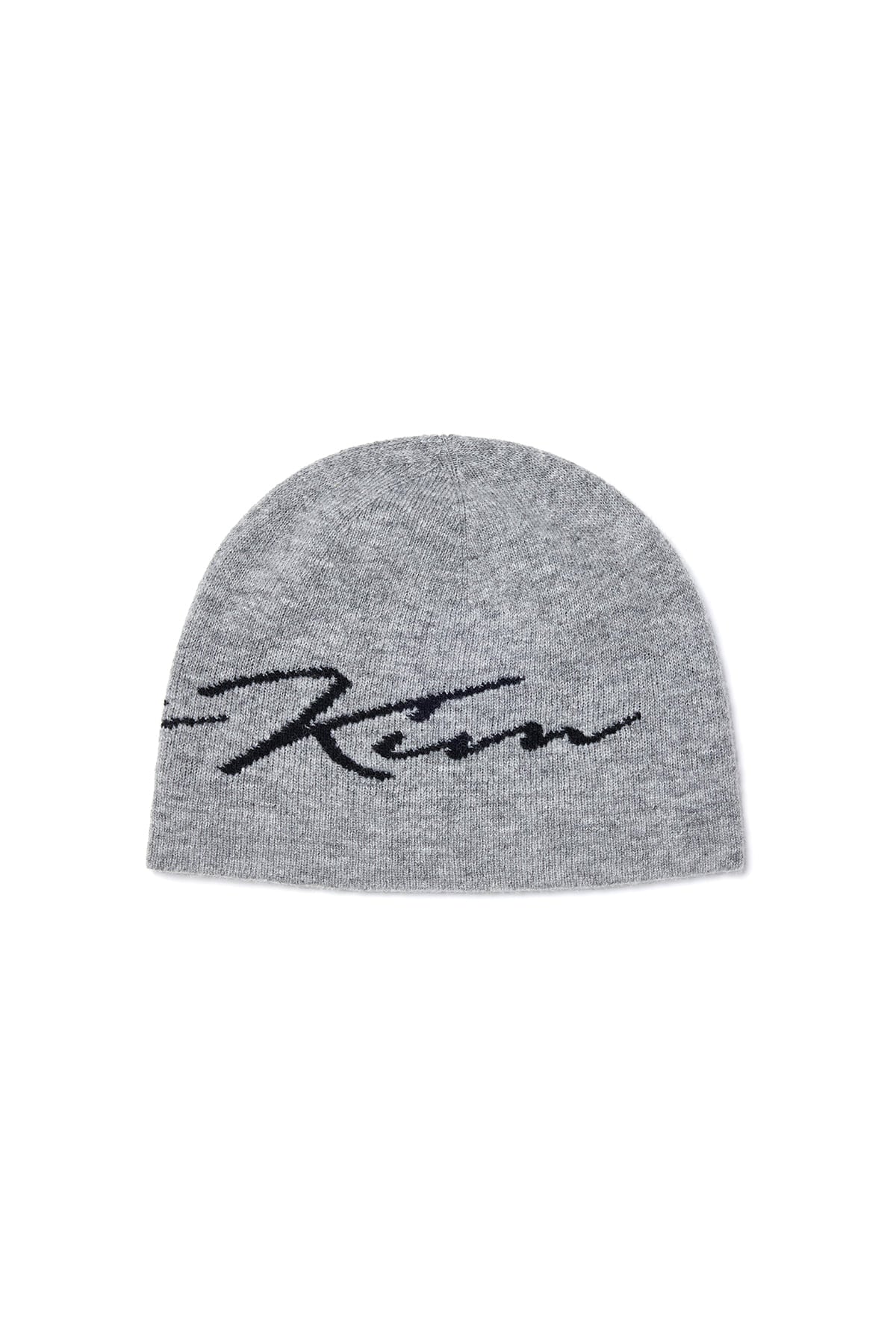[matinkim] MATIN LOGO SCRIPT BEANIE IN GREY