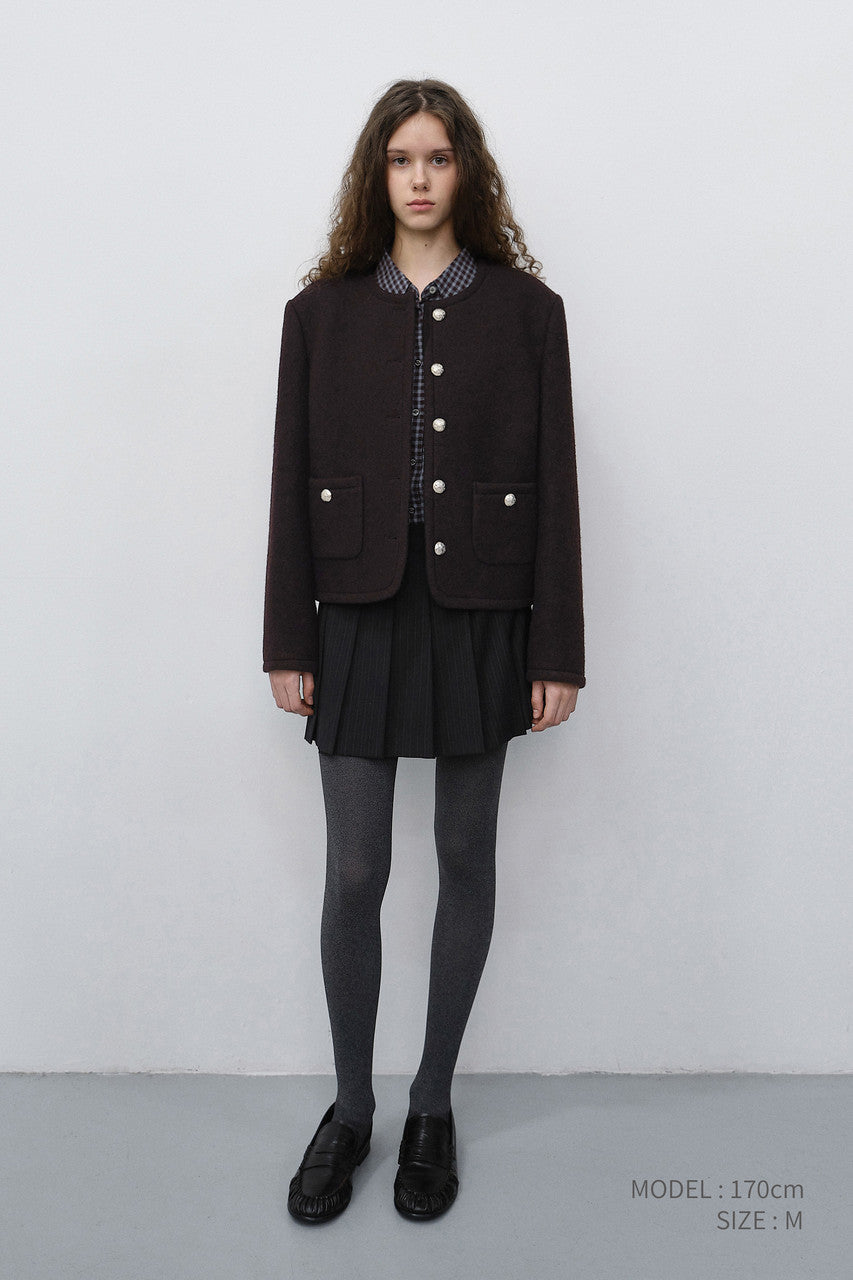 Dunst Classic Tweed Jacket Brown
