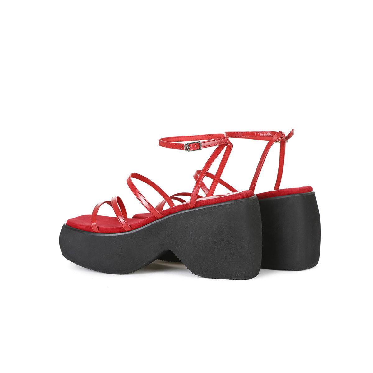 Osoi 90'S Platform Sandal Red