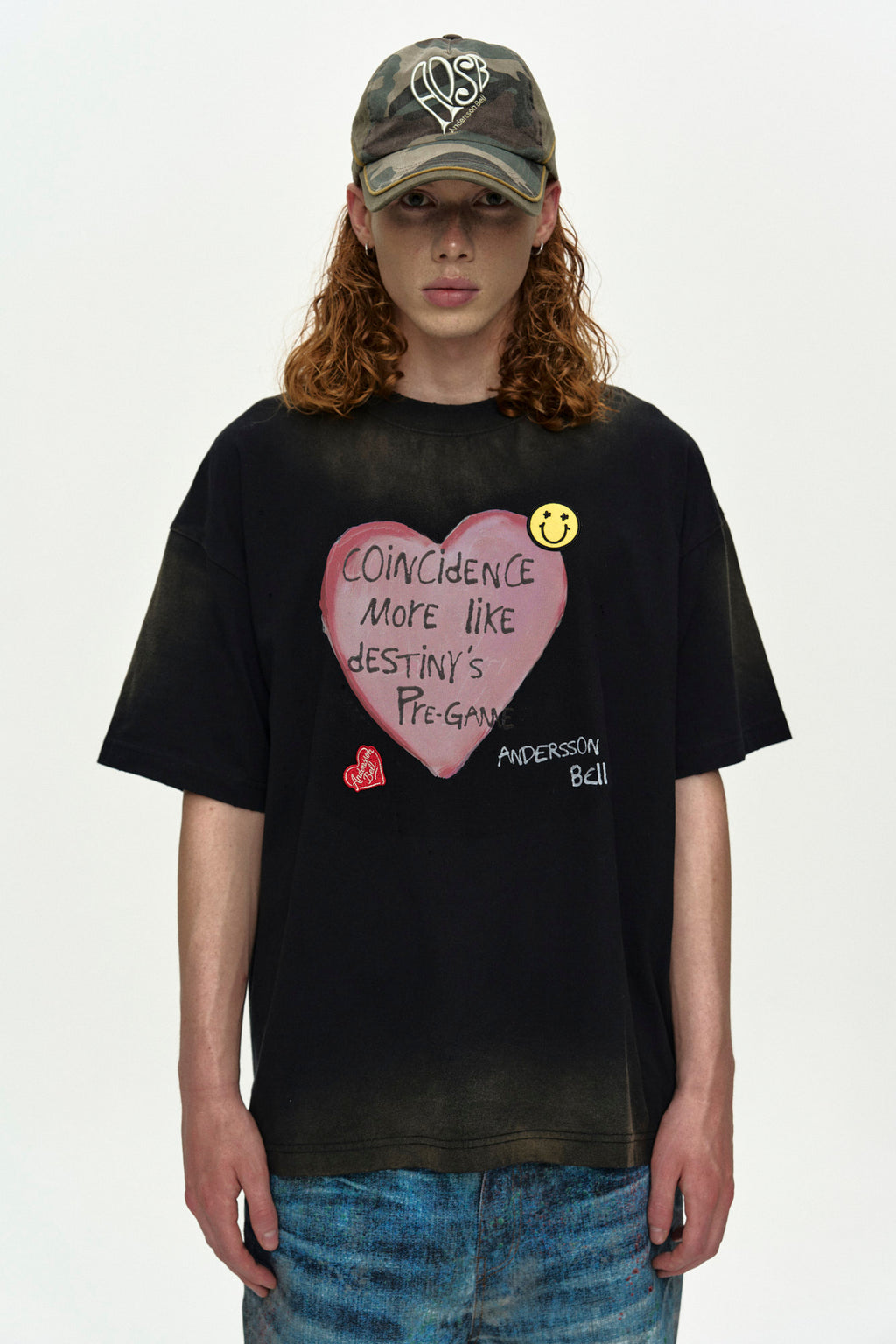 Andersson Bell (Essential) Unisex Heart Logo Embroidery Layered Cap