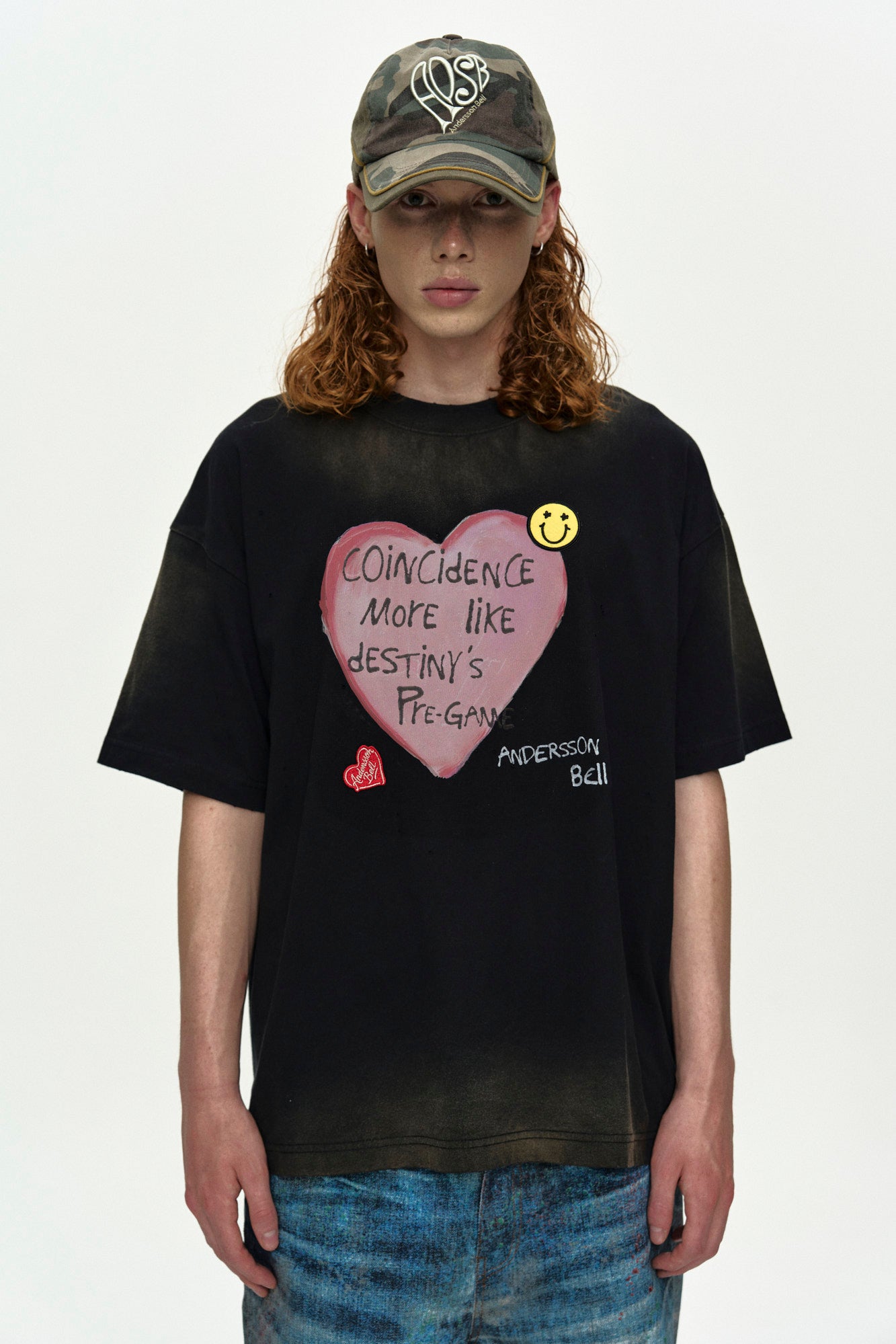 Andersson Bell (Essential) Unisex Heart Logo Embroidery Layered Cap