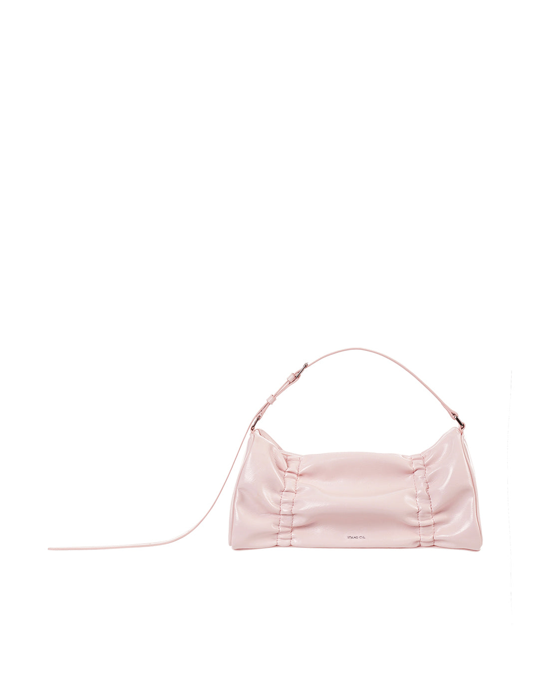 Pleats Bag · Pleated Backpack in Baby Pink