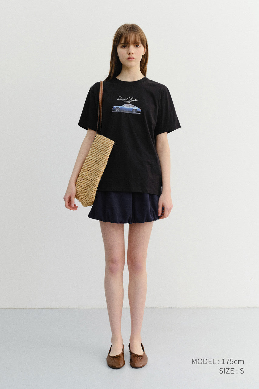 Dunst Unisex Summer Holiday Car T-Shirt Black