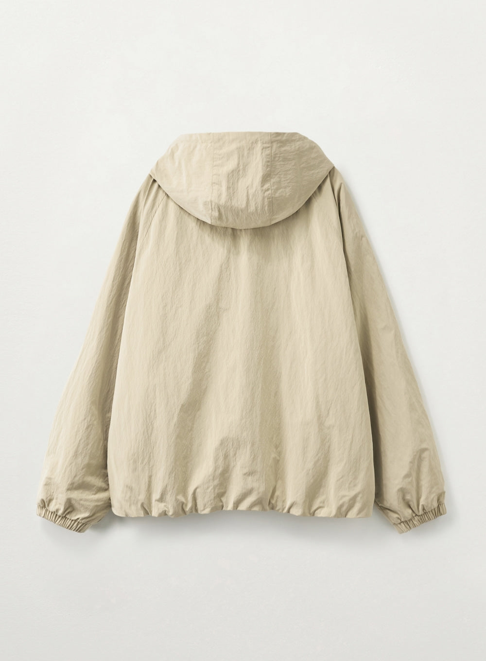 [SATUR] Light Weight Hood Jacket - Beige