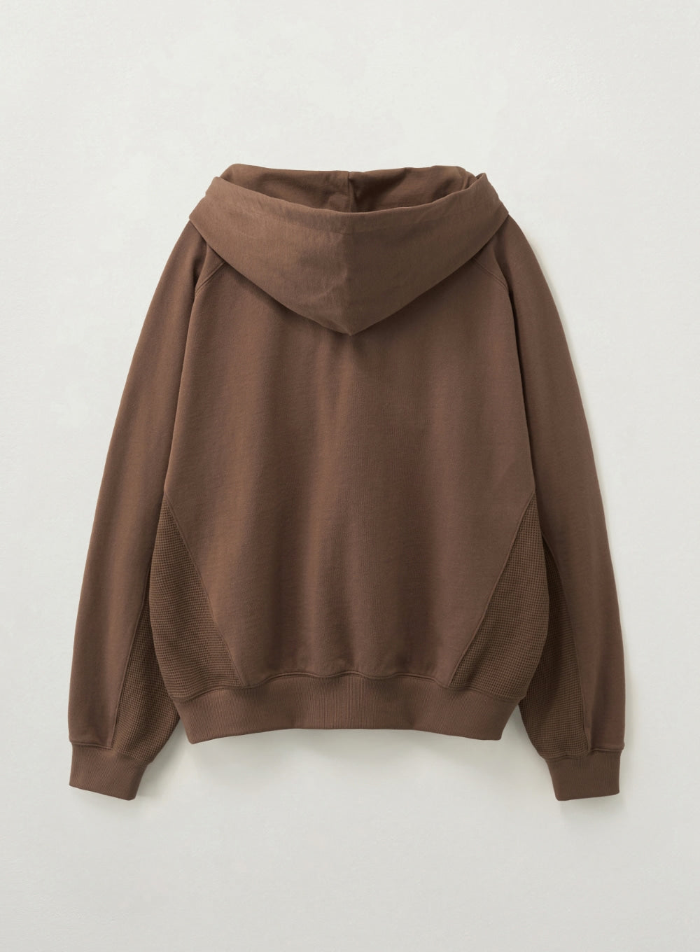 Satur Lugo Panel Hoodie - Brown