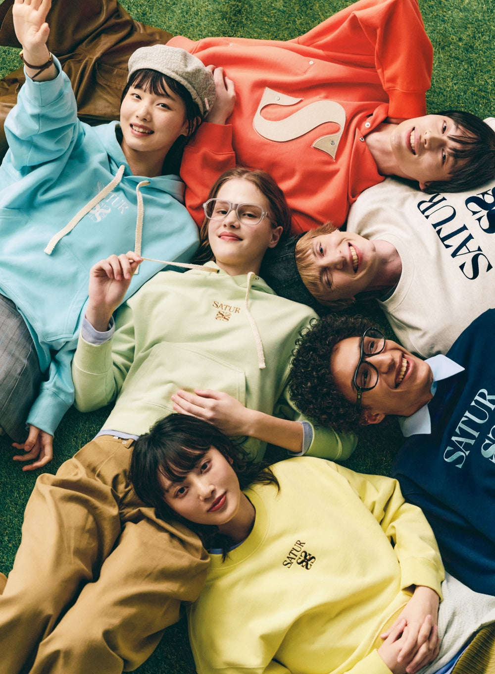 [satur] (W) Apero Pocket Crop Hoodie - Light Green