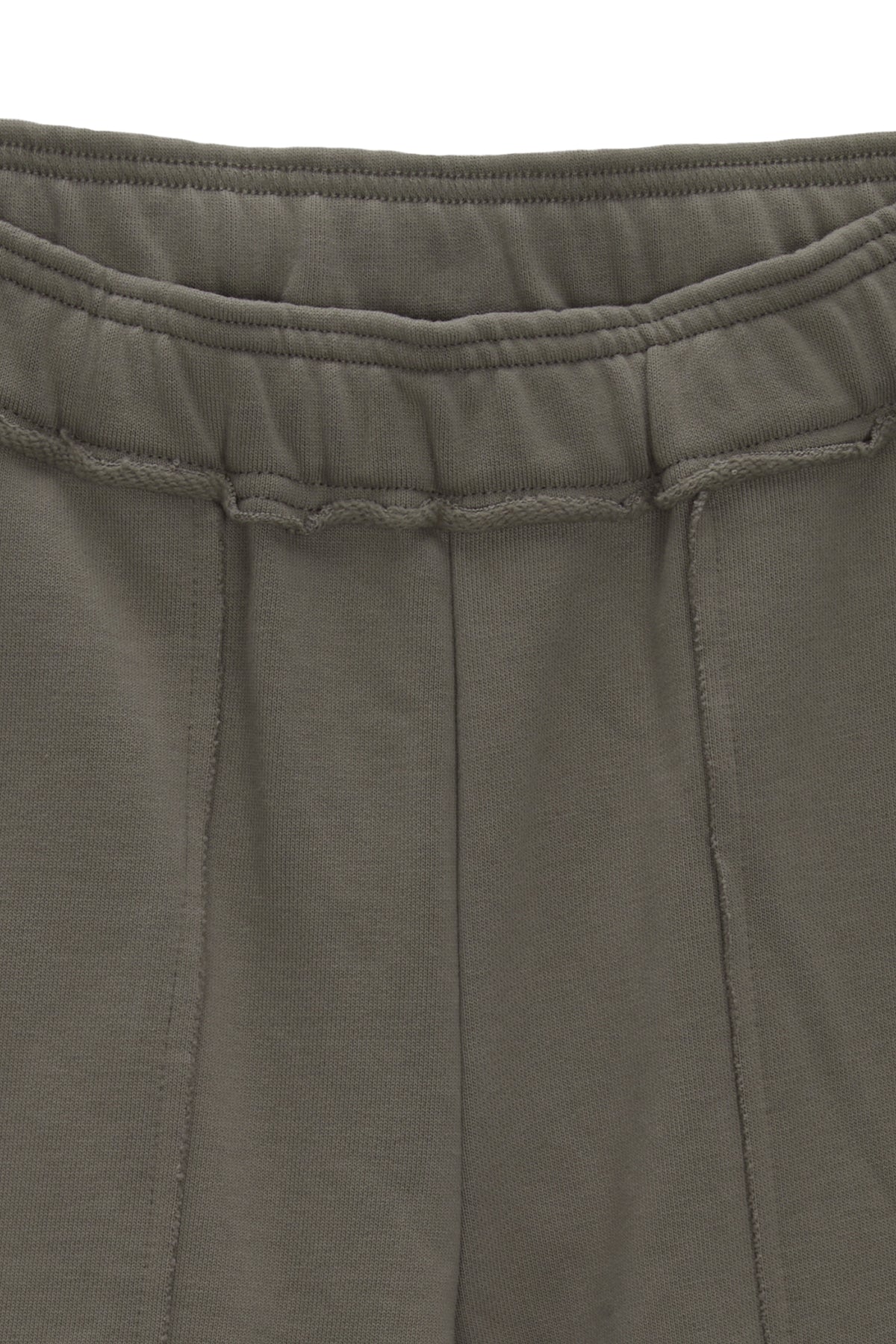 [matinkim] CUT OUT DETAIL SWEATPANTS IN KHAKI GREY