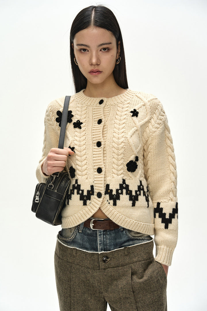 Andersson Bell Fiori Camelia Cardigan