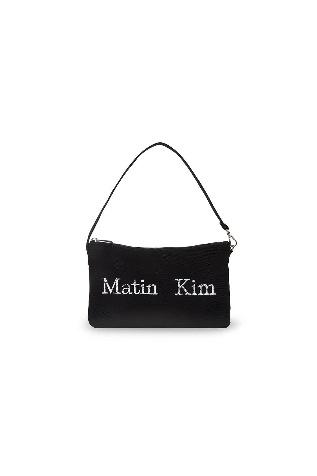 [matinkim] MATIN CRACKED LOGO ECOBAG IN BLACK
