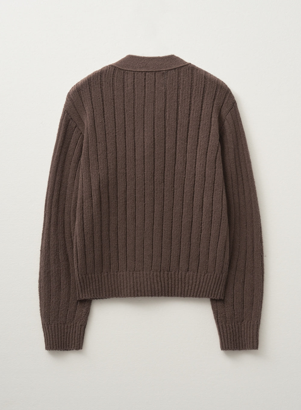 [satur] (W) Faro Over Size Boucle Cardigan - Heritage Brown