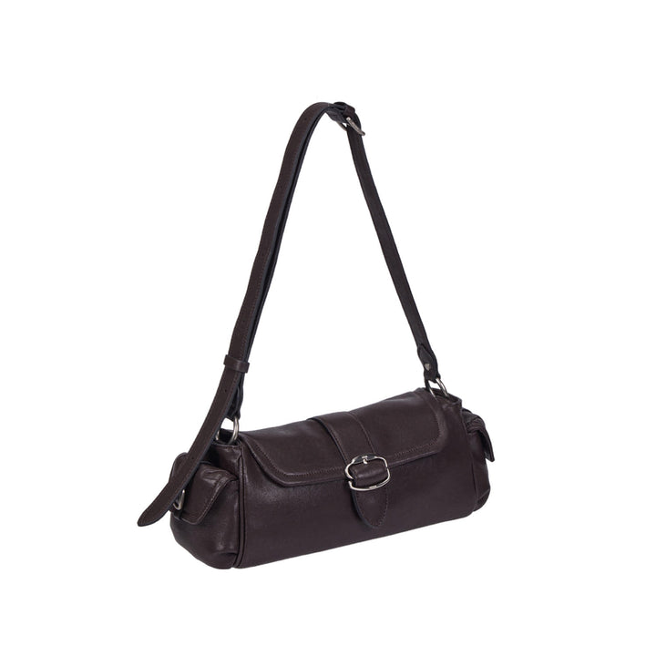 Vunque Halfmoon Vintage Pocket Bag S Ginger Brown
