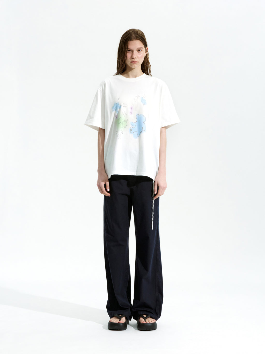Low Classic Teddy T-Shirt Off White