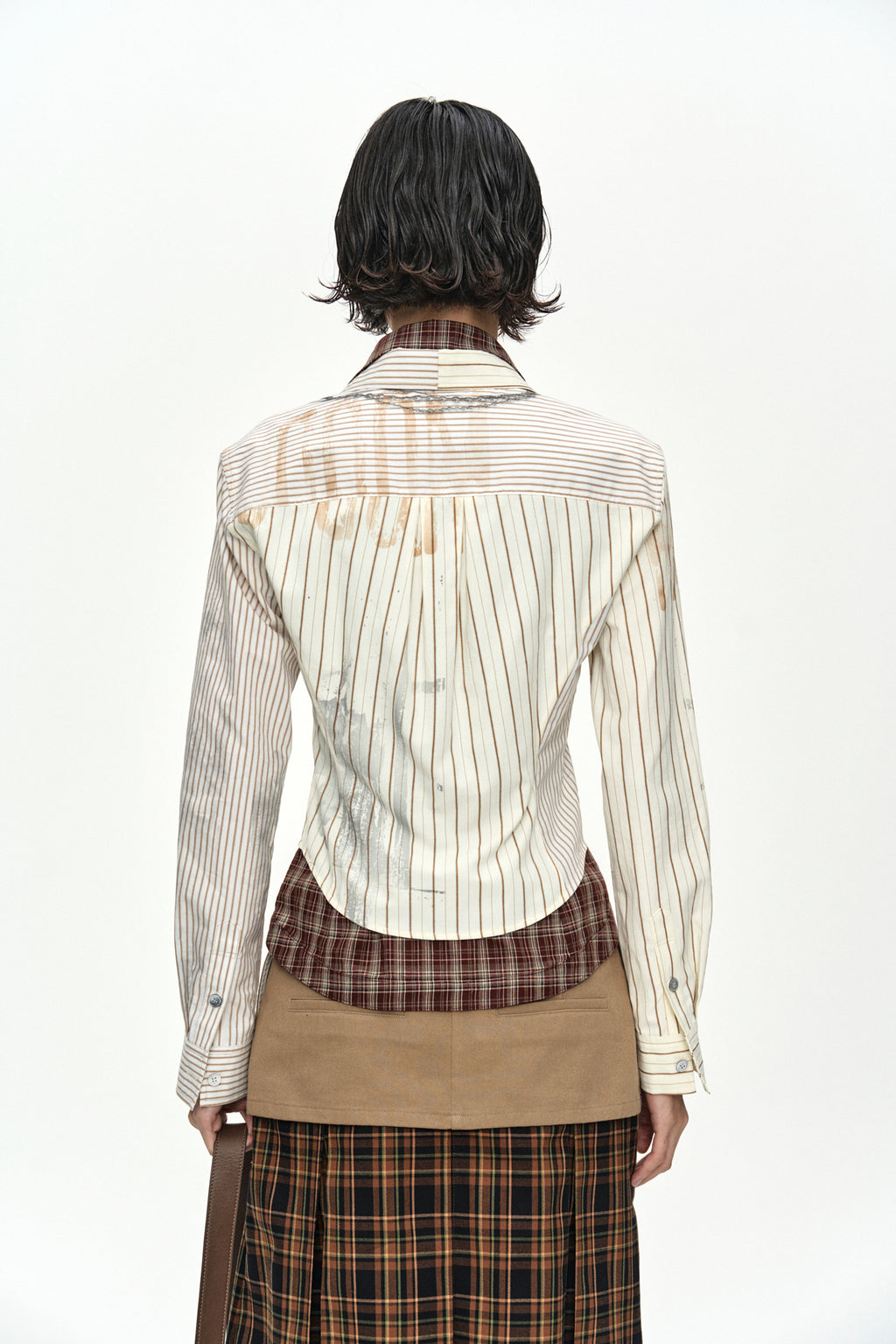 Andersson Bell Necklace & Choker Trompe-L'Oeil Graphic Shirt