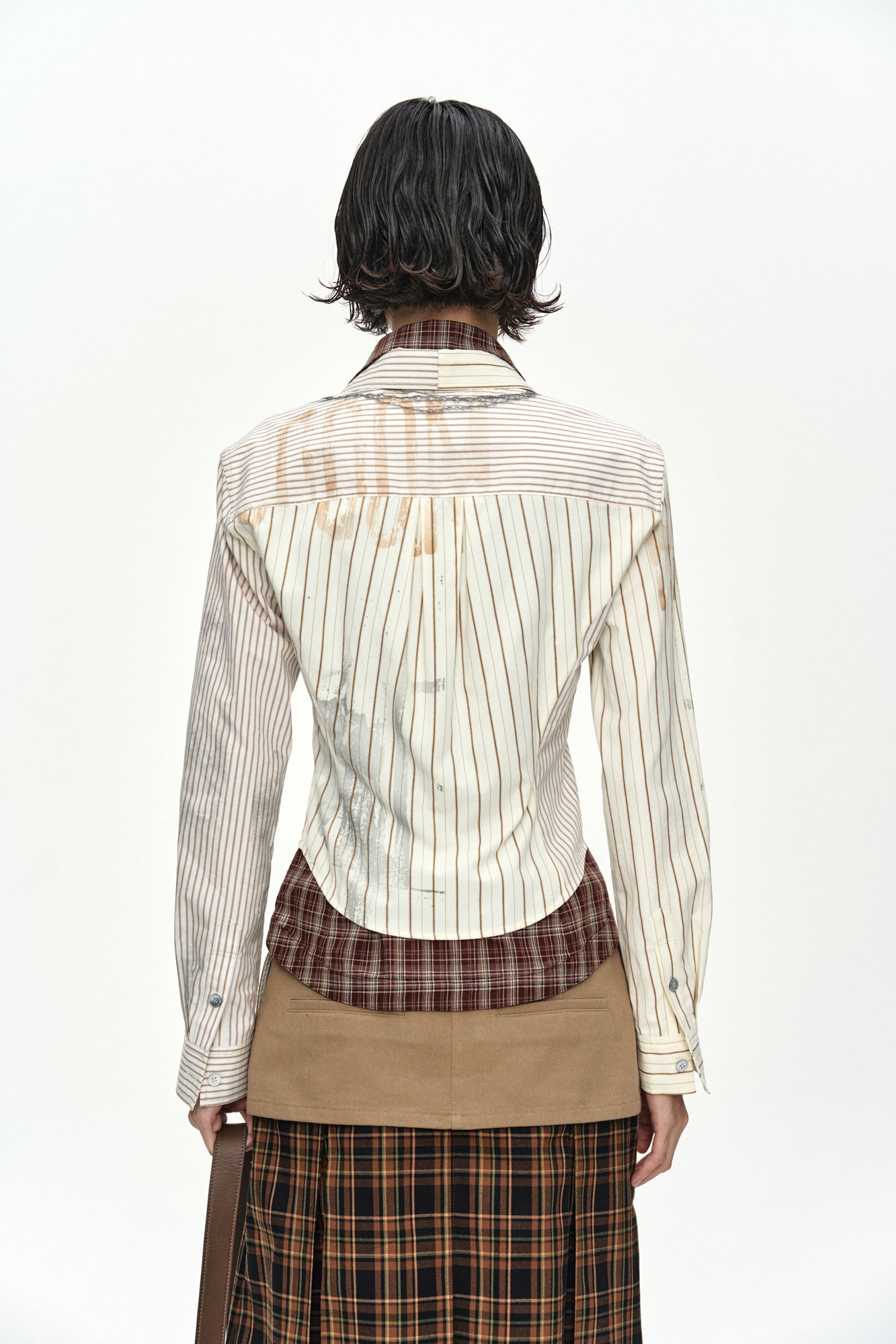 Andersson Bell Necklace & Choker Trompe-L'Oeil Graphic Shirt
