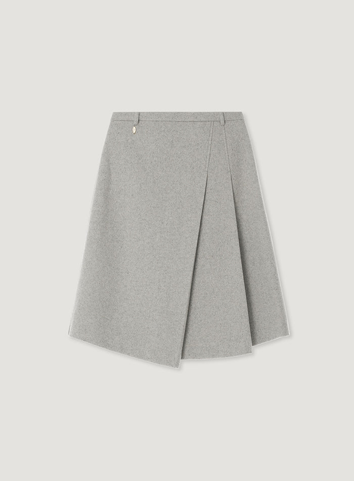 Mango Maniplease Mellin Wool Skirt
