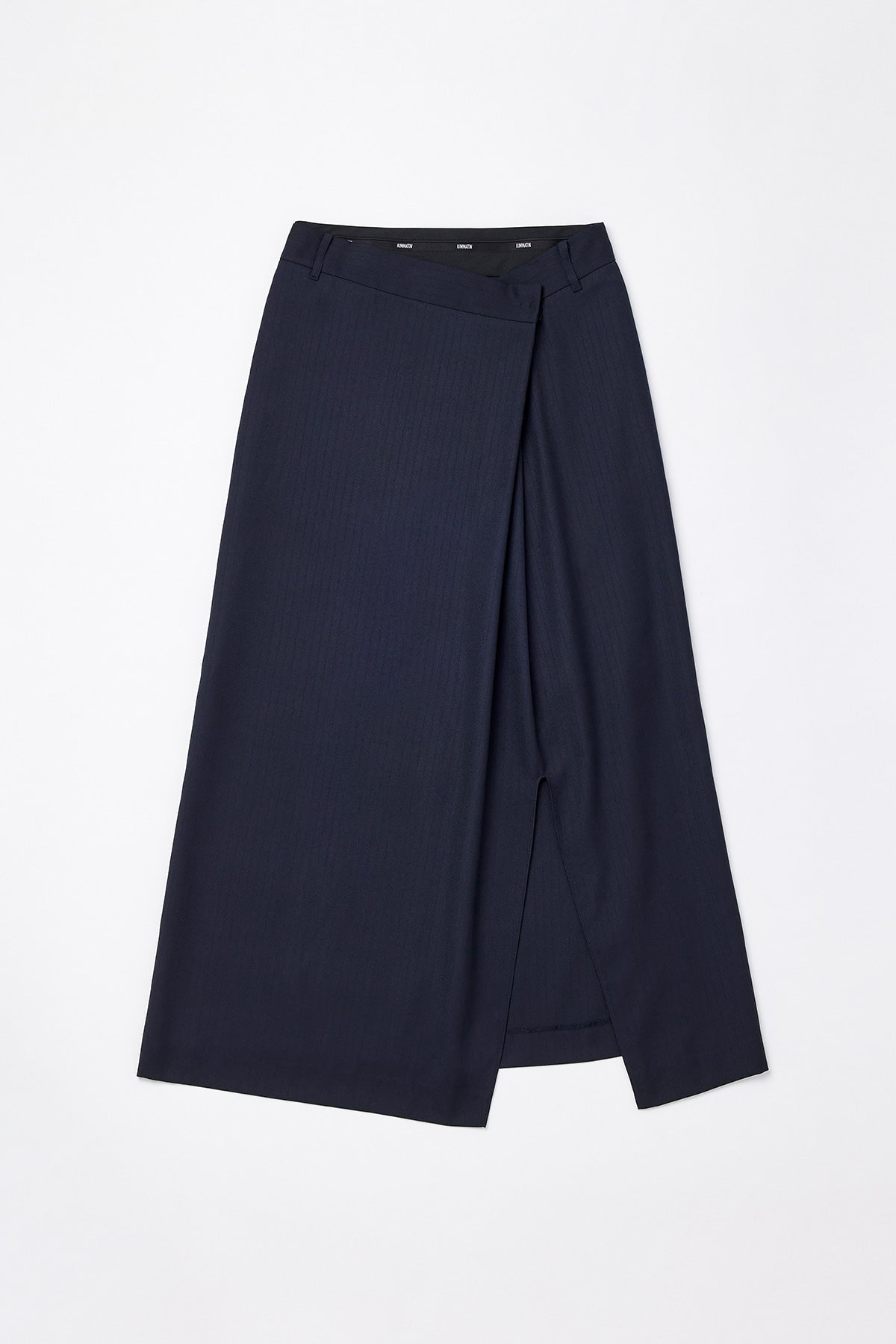 Matinkim Layered Wrap Skirt IN Navy