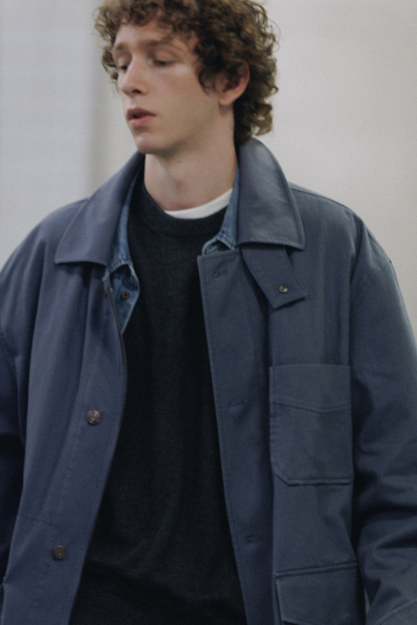 Dunst Unisex Chore Jacket Blue