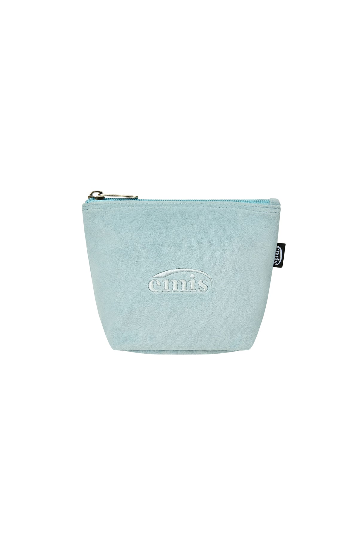 Emis Velvet Mini Pouch-Sky Blue