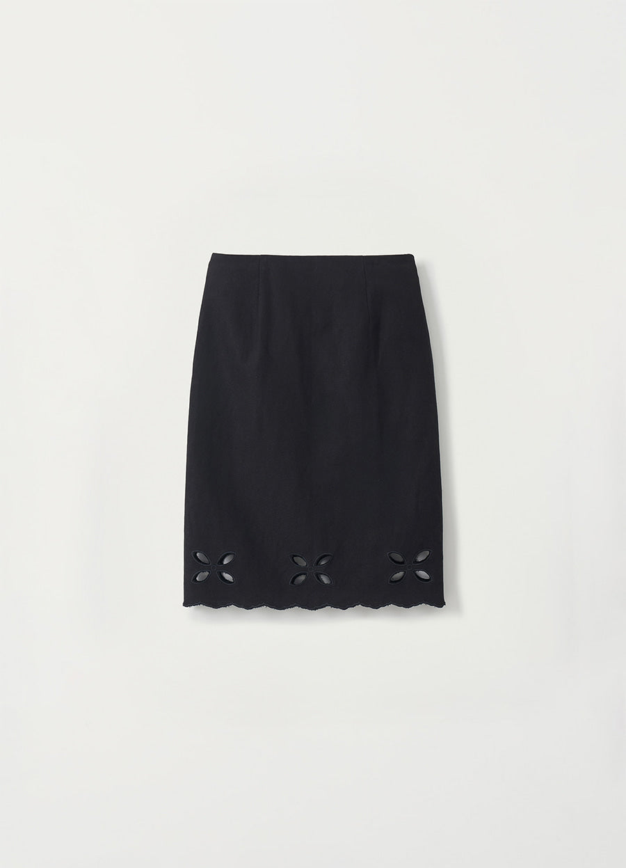 Nothing Written Lia cutout skirt (Black)