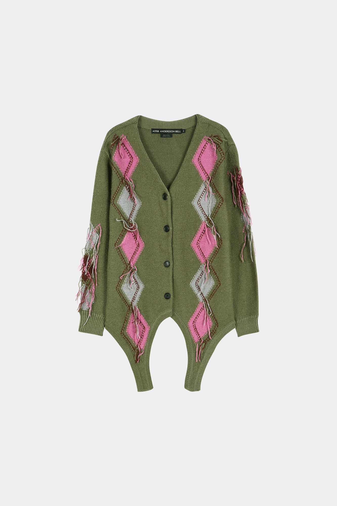 Andersson Bell Gartered Argyle Cardigan