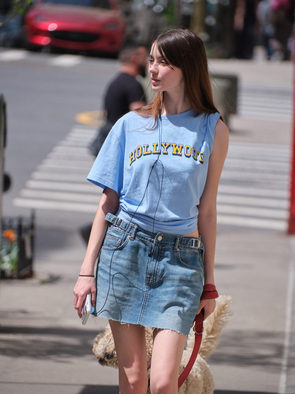 Low Classic Hollywood Basic Tee Blue